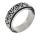 Stainless Steel Ring - Fidget Ring with Triskele Steel-56 (17,8 Ø) 07 US