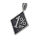 Stainless Steel Pendant - "1%er" - Black