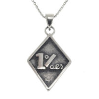 Stainless Steel Pendant - 1% Percent - 42 mm