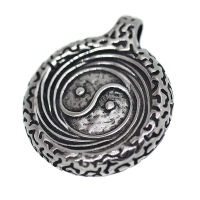 Stainless Steel Pendant - Yin and Yang