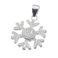 925 Sterling Silver Pendant – Scrooge Snowflake...