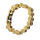 Motorradkette Edelstahl PVD-Gold-23,5x2,3x1cm/150g