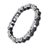 Motorradkette Edelstahl Bi-Color 5-22,5x1,3x0,8/68g