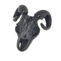 Stainless Steel Pendant - Ram Skull