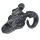 Stainless Steel Pendant - Ram Skull - Black