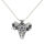 Stainless Steel Pendant - Rams Head with Star of David Stainless Steel 42 mm