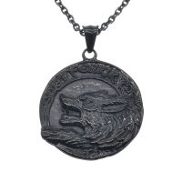 Stainless Steel Pendant - Fenrir - PVD-Black