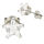 Edelstahlohrstecker - Cubic Zirkonia im Stern-Design...