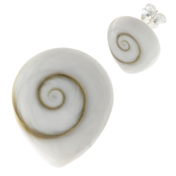 Silver Ear Jewellery - Shivas Eye Drops 8 mm
