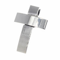 Stainless Steel Pendant – Cross with Offset Bars