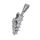Stainless Steel Pendant - Football Shoe