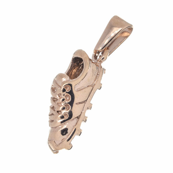 Stainless Steel Pendant - Football Shoe - PVD-Rosegold
