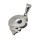 Stainless Steel Pendant - Snail Shell - Steel