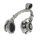 Stainless Steel Pendant - Headphones - Steel - 32 mm