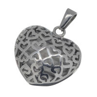 Stainless Steel Pendant - Heart