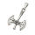 925 Sterling Silver Pendant - Battle Axe