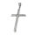 Stainless Steel Pendant – Slender Cross with Rounded Profile