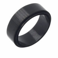 Stainless Steel Ring - Fidget Ring with Rotating Element