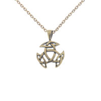 Bronze Pendant - Triskele - 22 mm