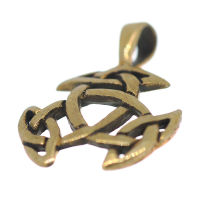 Bronze Pendant - Triskele - 22 mm