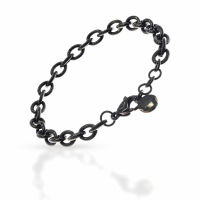 Stainless Steel Bracelet with Plaque