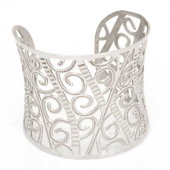 Stainless Steel Bangle - Spiral