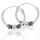 925 Sterling Silber Balicreolen "Leonie" 14