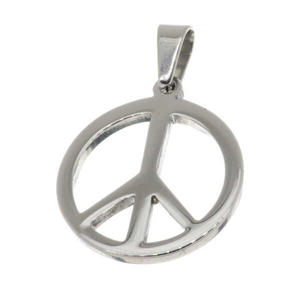 Edelstahlanhänger - Peace