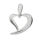 925 Sterling silver pendant - heart