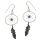 Silver earrings dreamcatcher