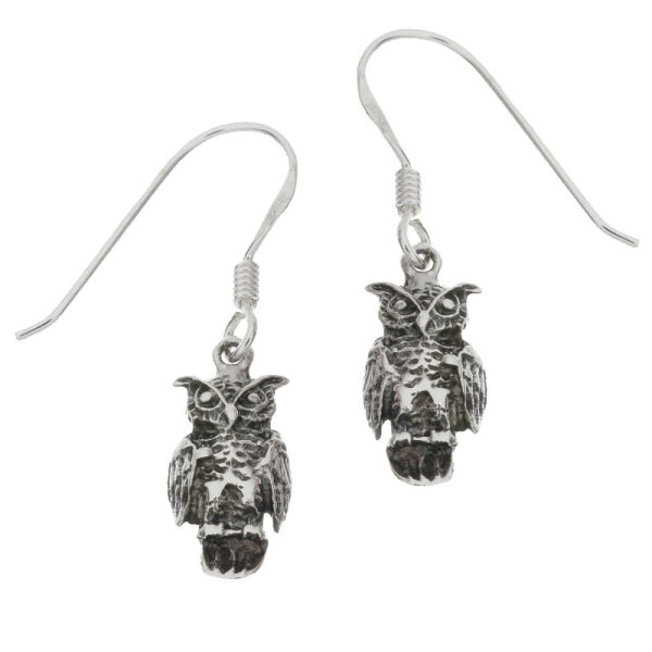 925 Sterling Silberanhänger Eule
