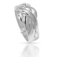925 Sterling silver ring - 6 rings puzzle ring 68 (21,9 Ø) 13 US
