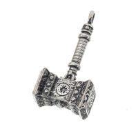 Edelstahlanhänger Keltischer Hammer Stahl-40mm