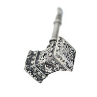 Edelstahlanhänger Keltischer Hammer Stahl-40mm