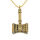 Stainless Steel Pendant - Celtic Hammer PVD - Gold-55mm