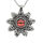 Stainless steel pendant - Demoneye