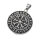 Stainless steel pendant - Vegvísir Steel