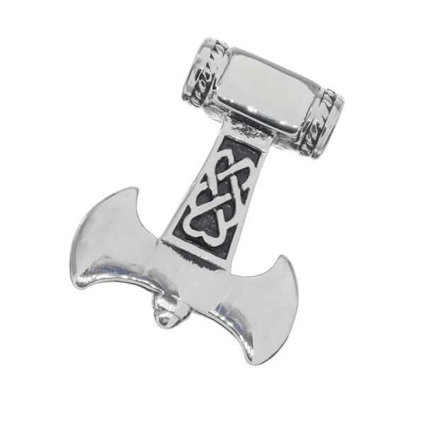 Stainless steel pendant - Thors axe 40 mm without eyelet