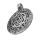 Stainless steel pendant "Star of David" Steel-43mm