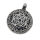 Stainless steel pendant "Star of David" Steel-49mm