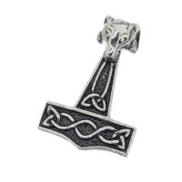 Thors Hammer mit Widderkopf Stahl-48mm