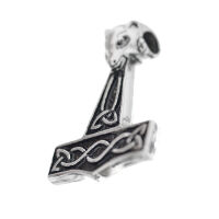 Thors Hammer mit Widderkopf Stahl-48mm