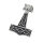 Thors Hammer mit Widderkopf Stahl-48mm