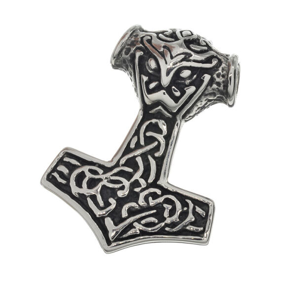 Edelstahlanhänger - Thors Hammer