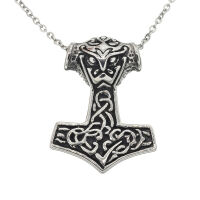 Stainless steel pendant - Thors Hammer 35 mm Steel