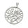 Stainless Steel Pendant - Tree of Life Steel-28mm