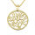 Stainless Steel Pendant - Tree of Life PVD-Gold-28mm