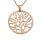 Stainless Steel Pendant - Tree of Life PVD-Roségold-32mm