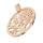 Stainless Steel Pendant - Tree of Life PVD-Roségold-32mm