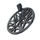 Stainless Steel Pendant - Tree of Life PVD-Black-32mm